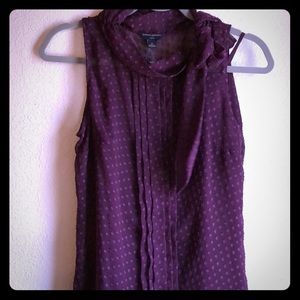 Banana republic purple top.